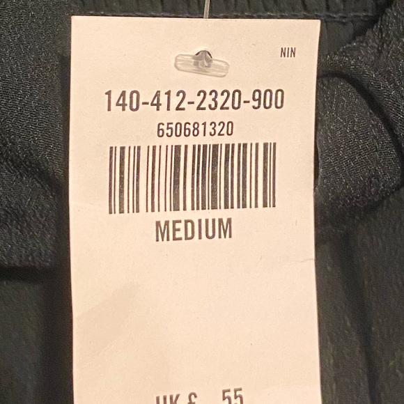 Abercrombie & Fitch Black Smock Long Sleeve Blouse - Picture 6 of 7